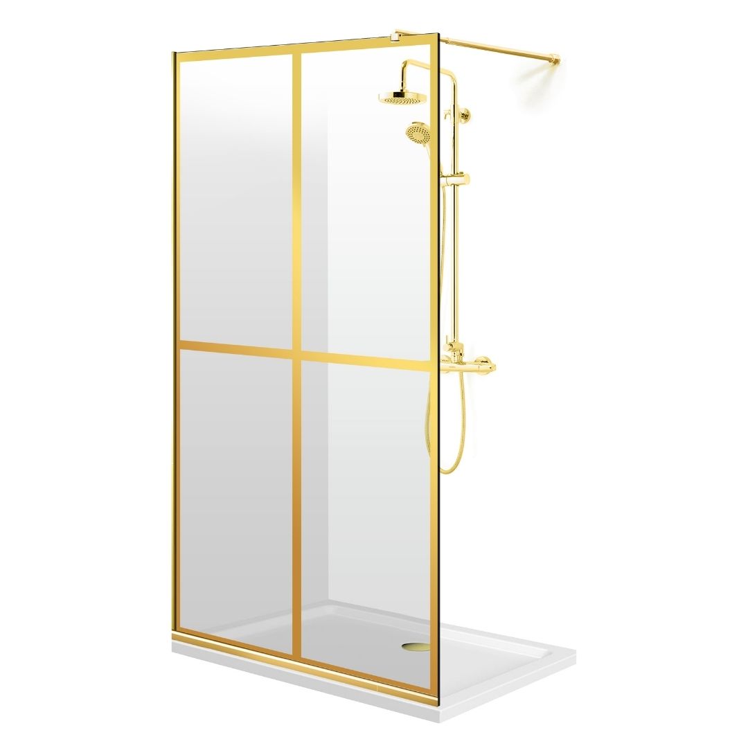 Paravan dus Walk-in, Perete dus Auriu, #Clara #Víztiszta
