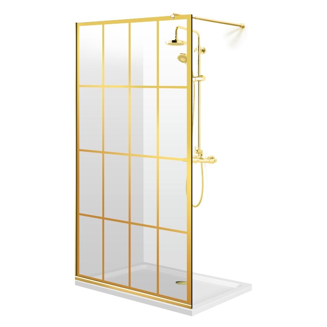 Paravan dus Walk-in, Perete dus Auriu, #Clara #Víztiszta