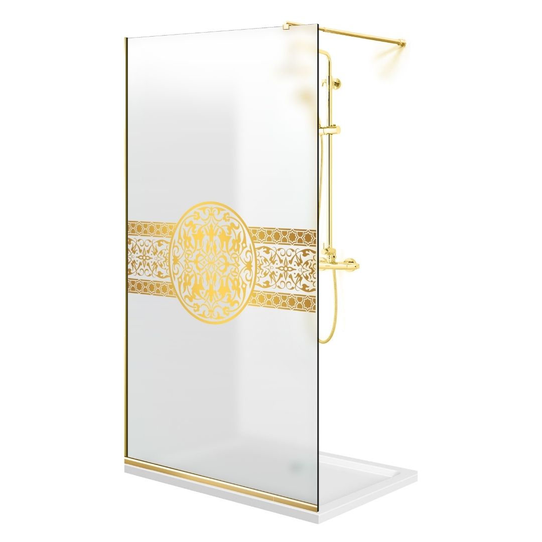 Paravan dus Walk-in, Perete dus Auriu, #Mat #Matt
