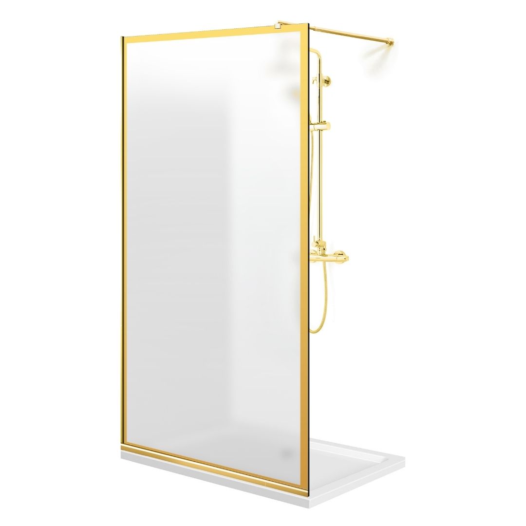 Paravan dus Walk-in, Perete dus Auriu, #Mat #Matt