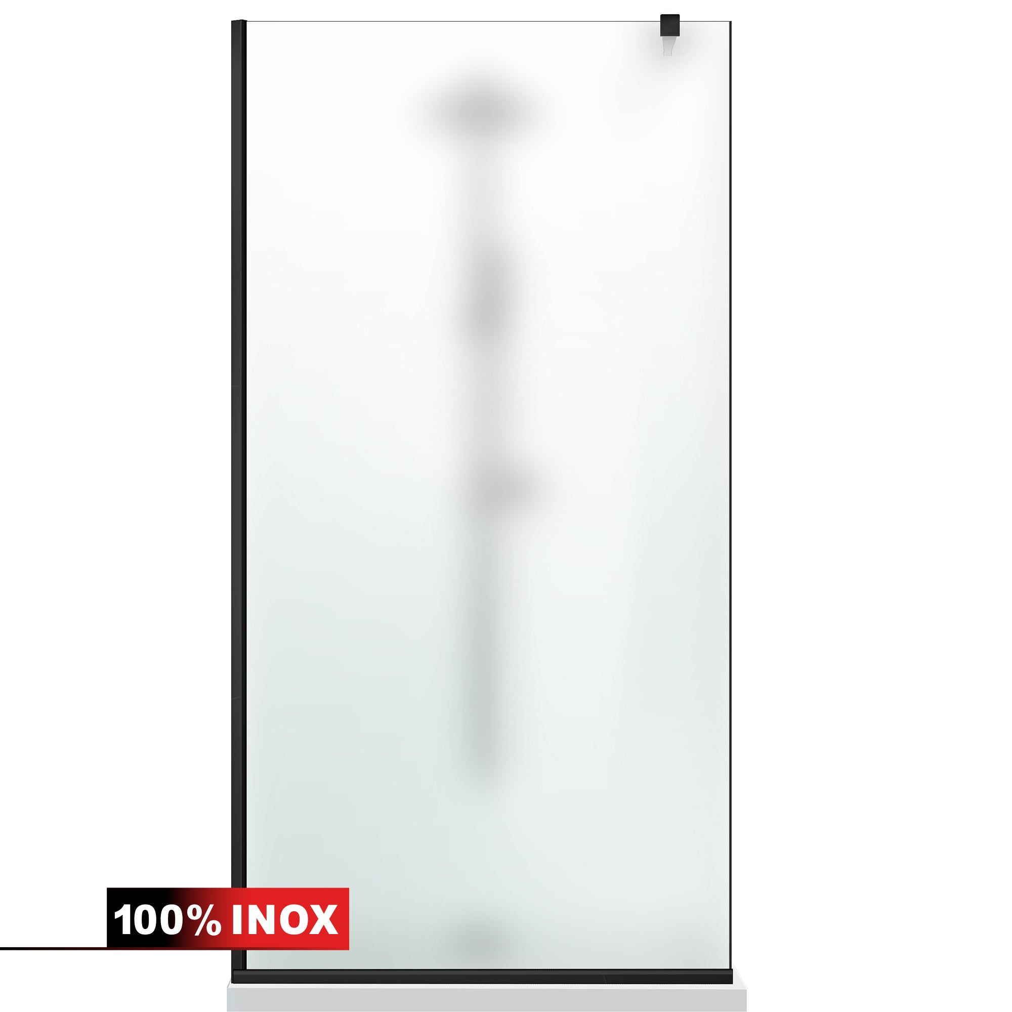 Paravan dus Walk-in, Perete dus Negru, #Mat #Matt