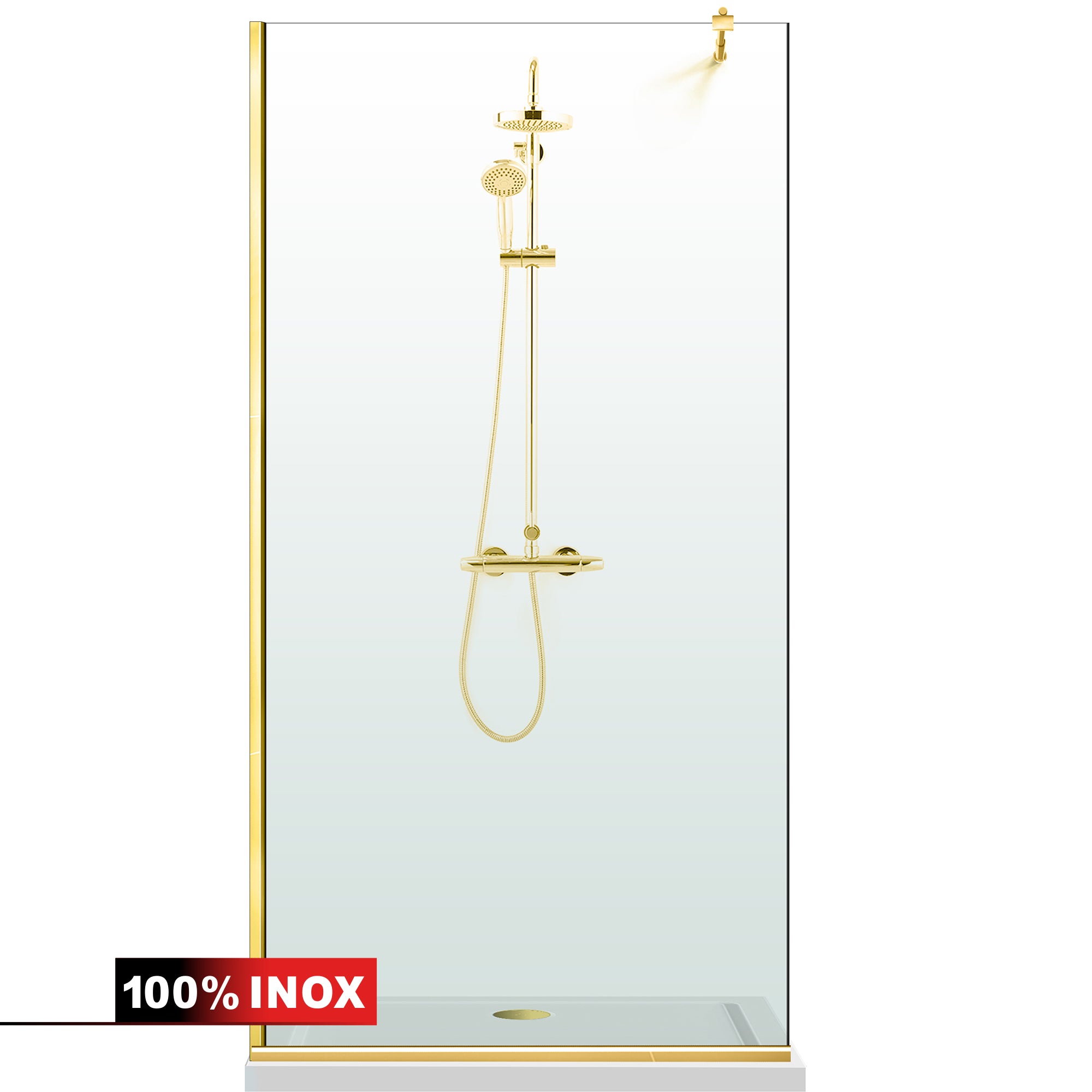 Paravan dus Walk-in, Perete dus Auriu, #Mat #Matt
