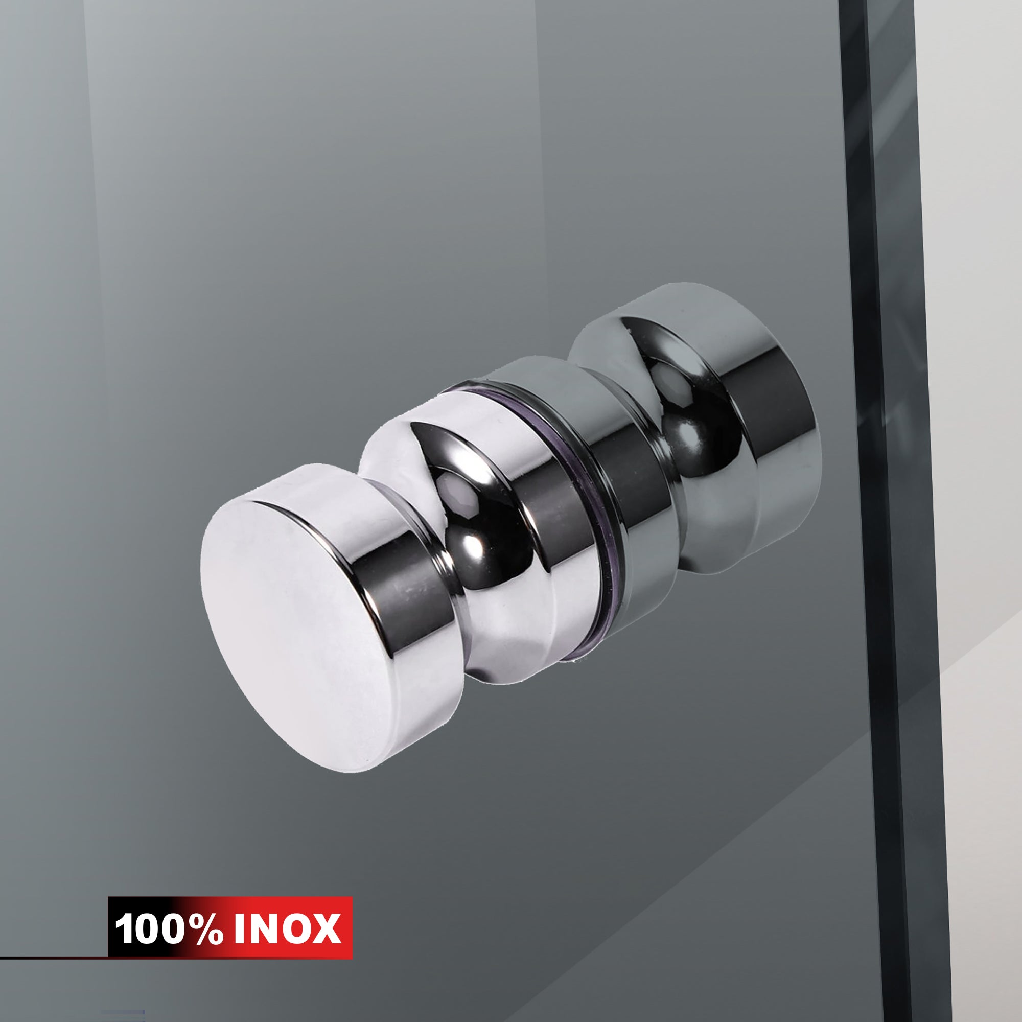 Shower enclosure with swing door #Grey