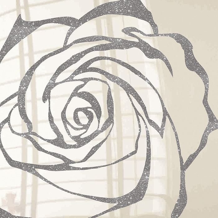 Verre peint pour revêtements de cuisine, modèle ROSE