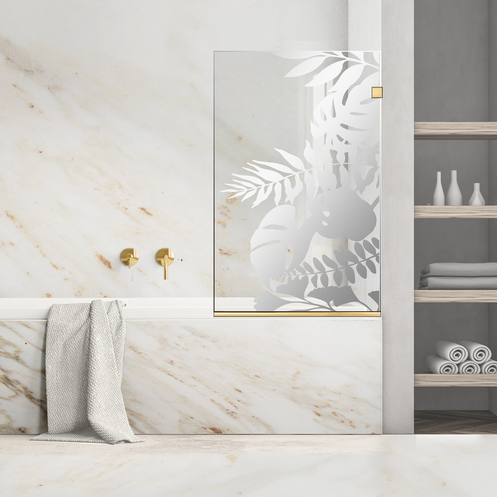 Bath screen, Bath screen Stainless steel