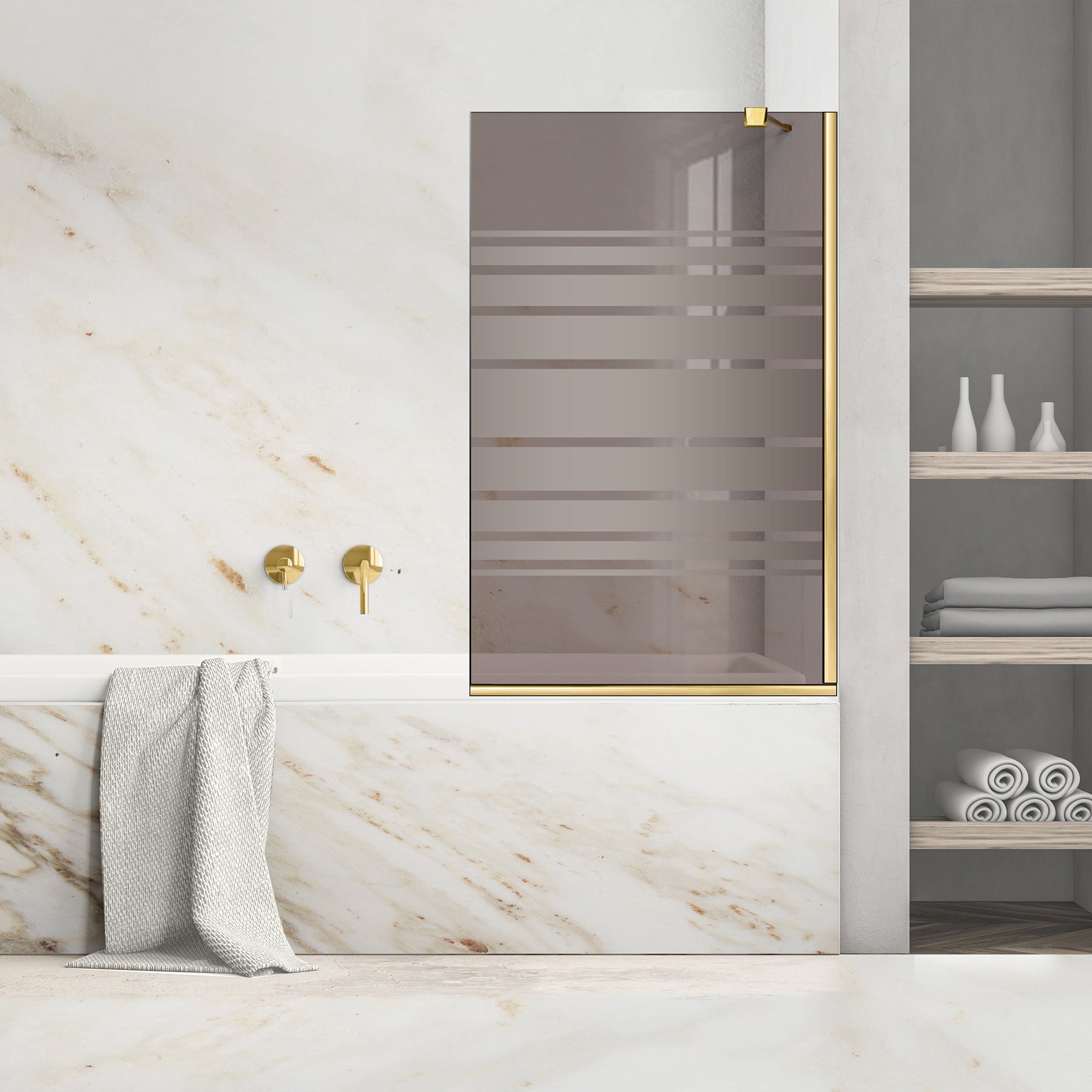 Bath screen, Bath screen Stainless steel