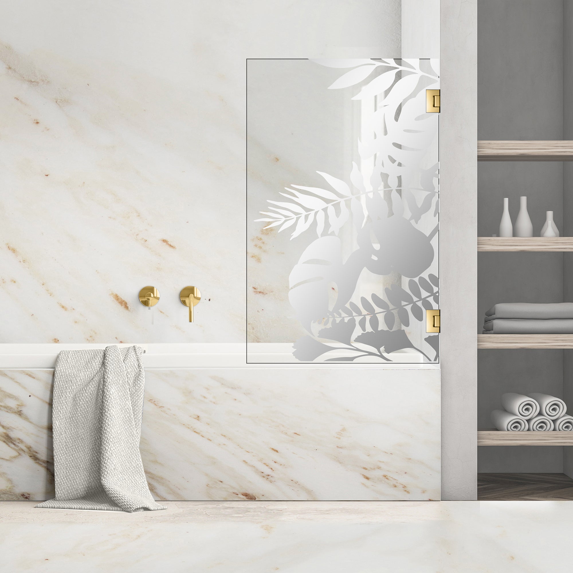 Bath screen, Bath screen Stainless steel