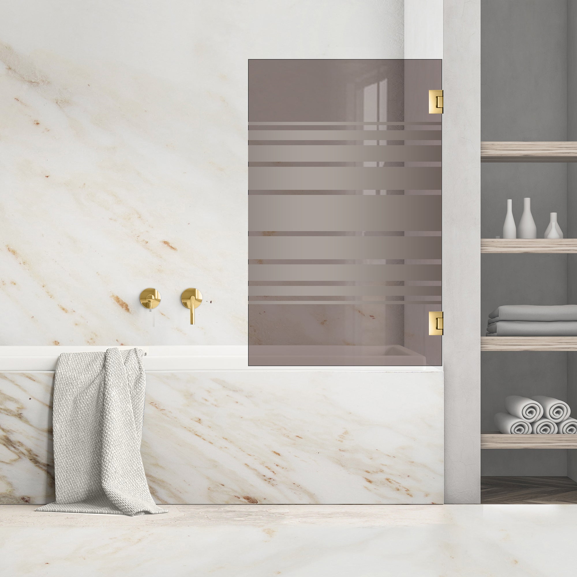 Bath screen, Bath screen Stainless steel