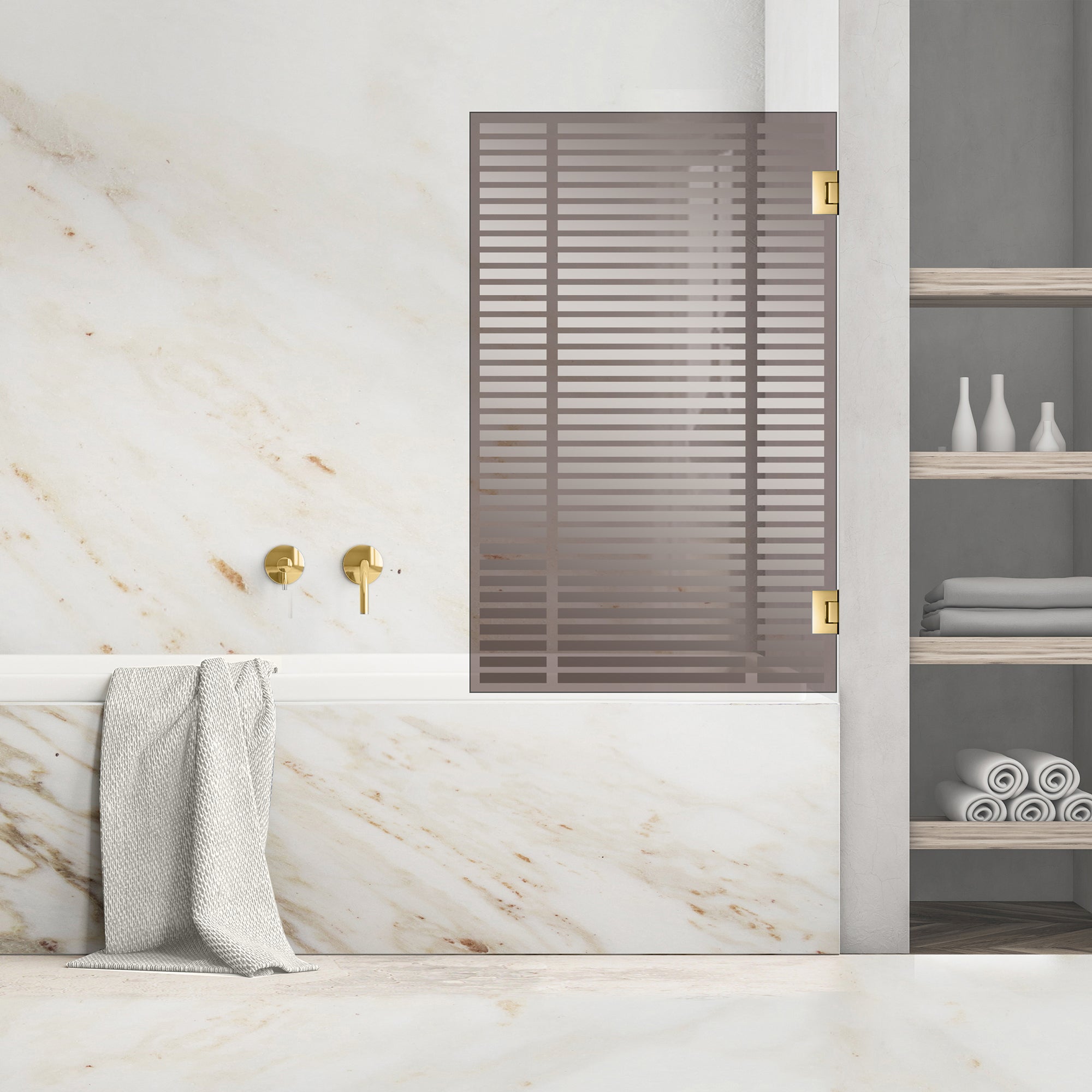 Bath screen, Bath screen Stainless steel