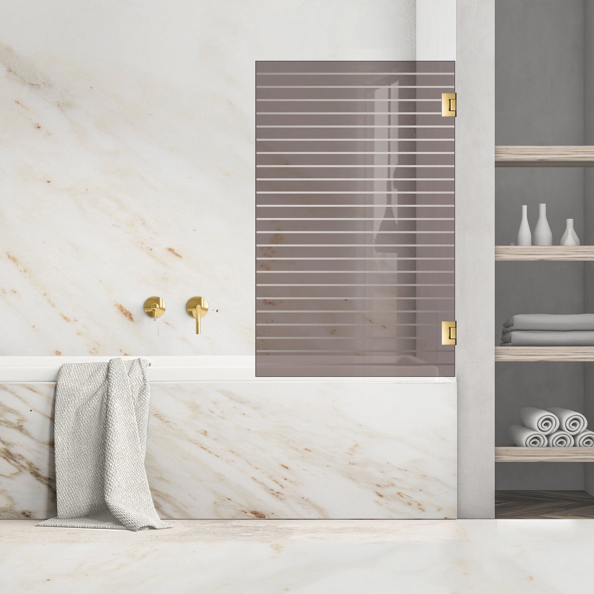 Bath screen, Bath screen Stainless steel
