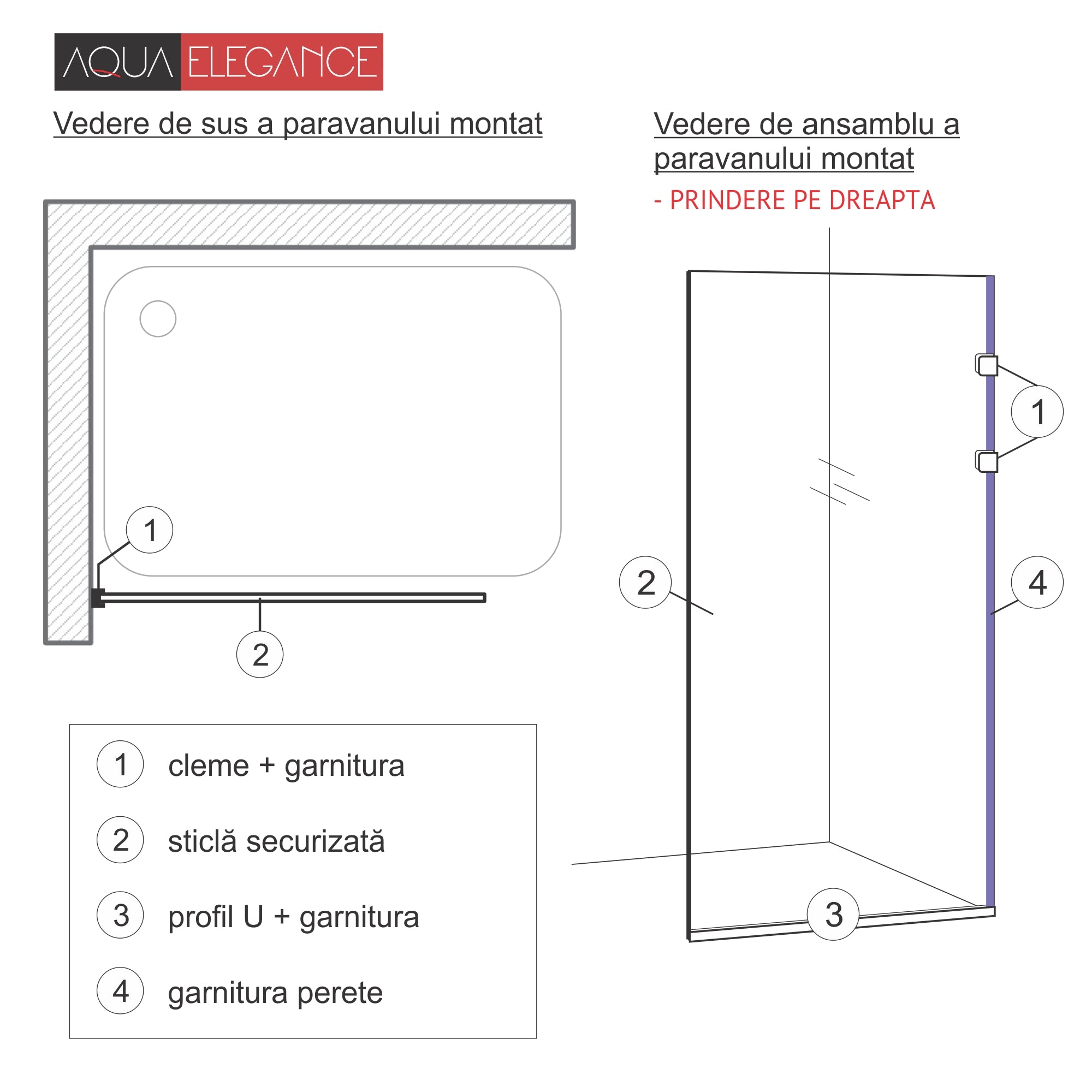 Shower Screens Walk-in, Stainless steel shower wall, gold #Bronze