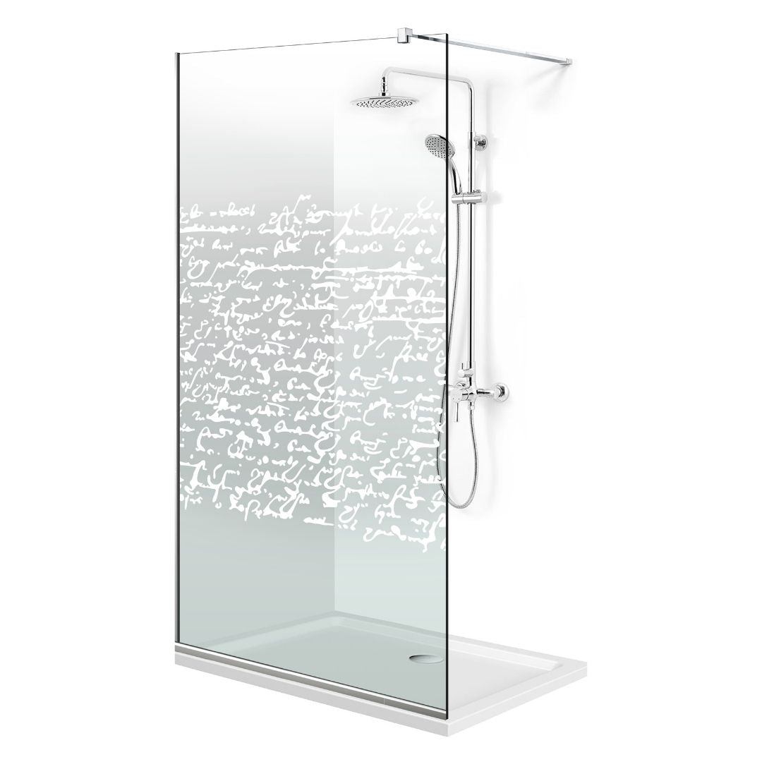 Paravan dus Walk-in, Perete dus  Inox, #Clara #Víztiszta