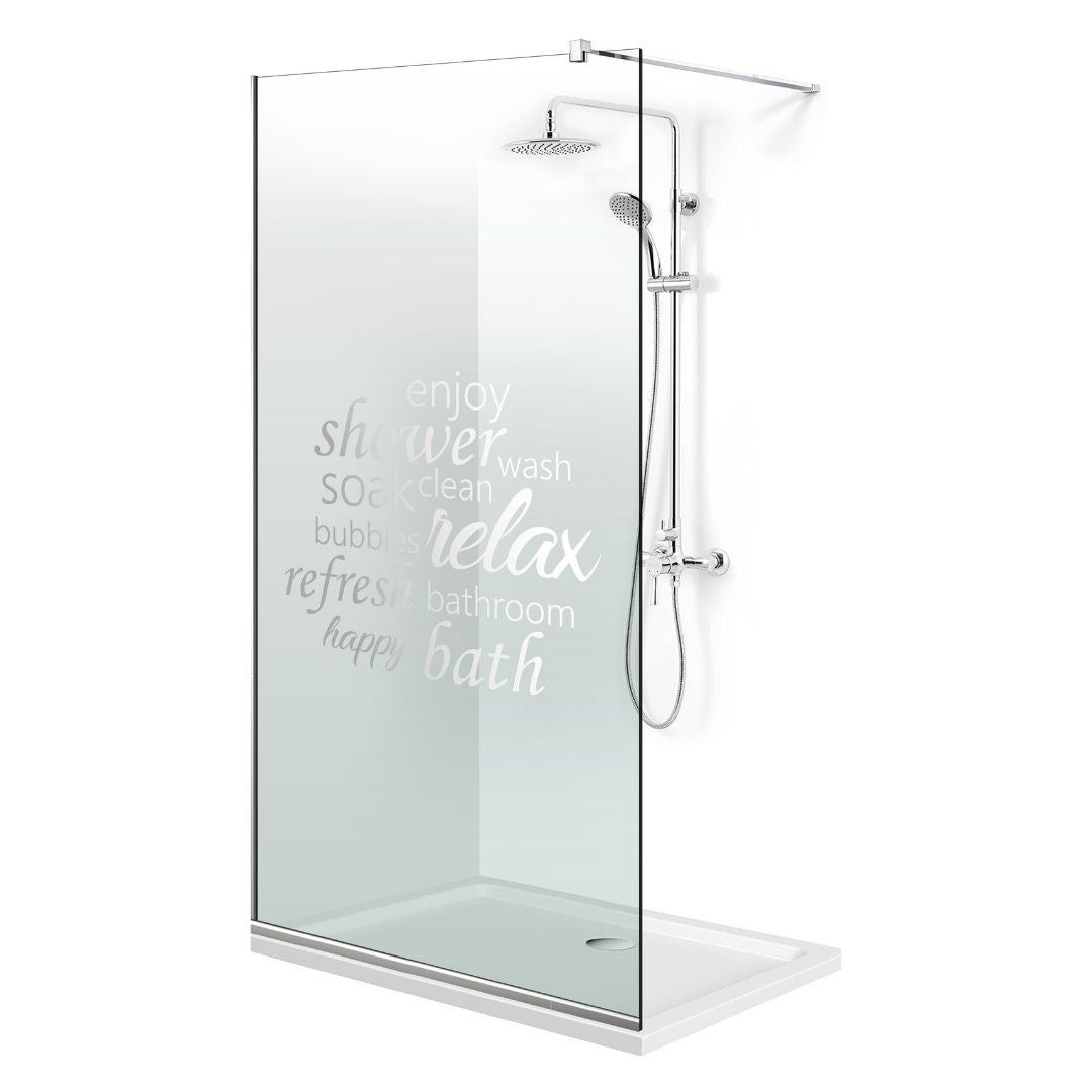 Paravan dus Walk-in, Perete dus  Inox, #Clara #Víztiszta