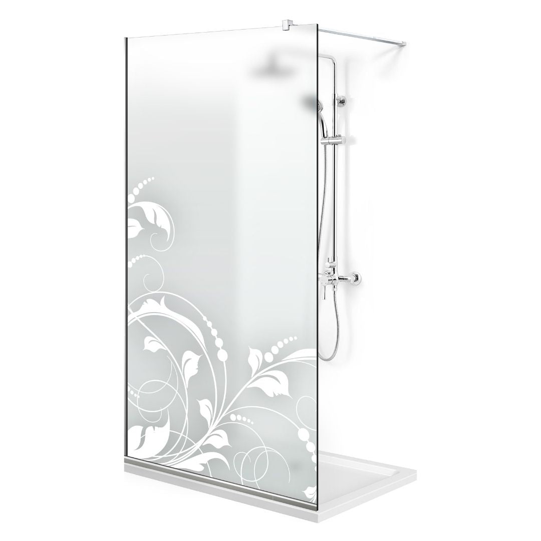 Paravan dus Walk-in, Perete dus  Inox, #Mata #Matt