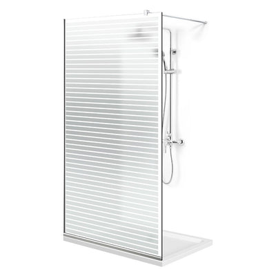 Paravan dus Walk-in, Perete dus  Inox, #Mata #Matt