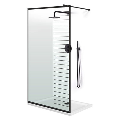 Paravan dus Walk-in, Perete dus Negru, #Clara