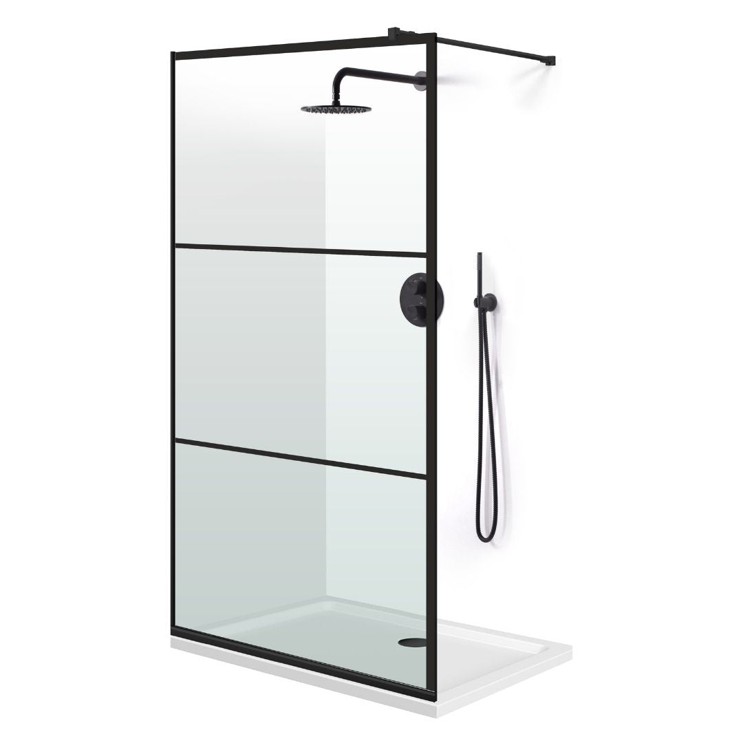 Paravan dus Walk-in, Perete dus Negru, #Clara