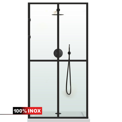 Paravan dus Walk-in, Perete dus Inox, #Clara #Víztiszta
