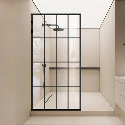 Paravan dus Walk-in, Perete dus Inox, #Clara #Víztiszta