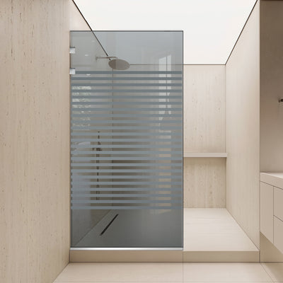 Paravan dus Walk-in, Perete dus Inox, #Gri