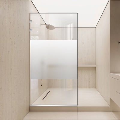 Parois de Douche Walk-in, Paroi de douche en Acier inoxydable, #Clair