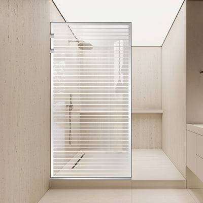 Parois de Douche Walk-in, Paroi de douche en Acier inoxydable, #Clair