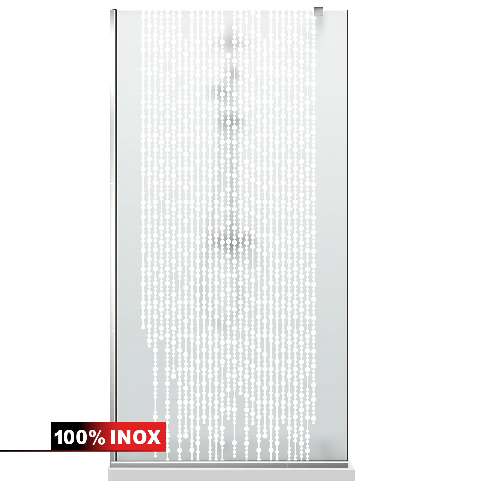 Paravan dus Walk-in, Perete dus  Inox, #Mata #Matt