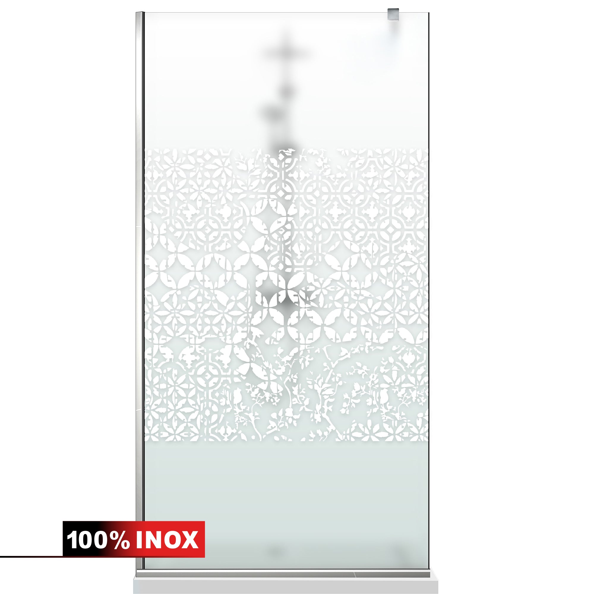 Paravan dus Walk-in, Perete dus  Inox, #Mata #Matt