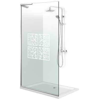 Paravan dus Walk-in, Perete dus Inox, #Clara #Víztiszta
