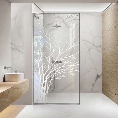 Paravan dus Walk-in, Perete dus Inox, #Clara #Víztiszta