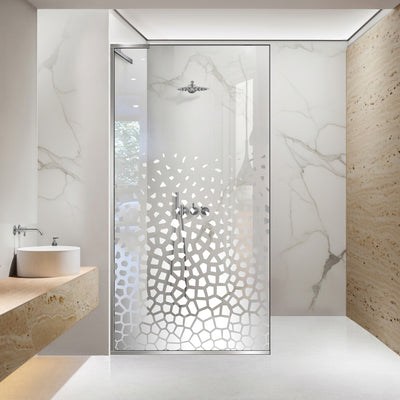 Paravan dus Walk-in, Perete dus Inox, #Clara #Víztiszta