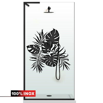 Paravan dus Walk-in, Perete dus Inox, #Clara #Víztiszta