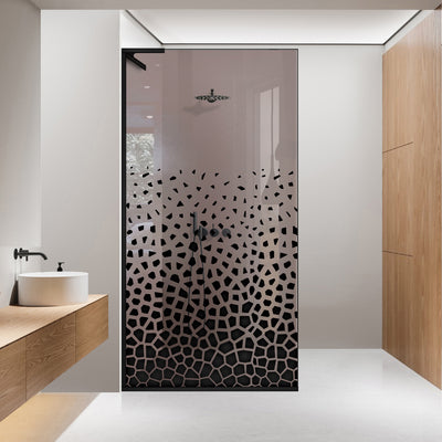 Paravan dus Walk-in, Perete dus Inox, #Bronz #Bronz