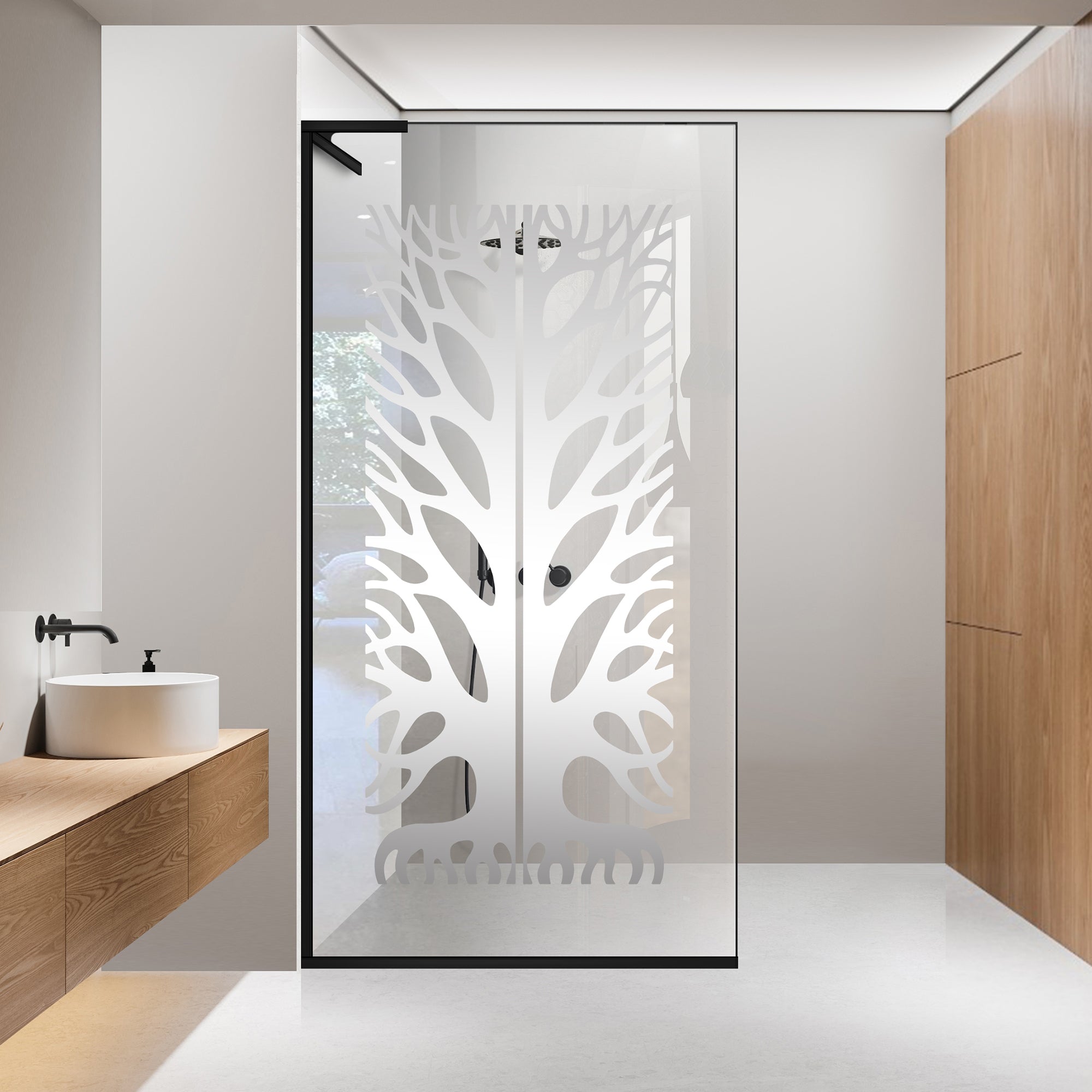 Paravan dus Walk-in, Perete dus Inox, #Clara #Víztiszta