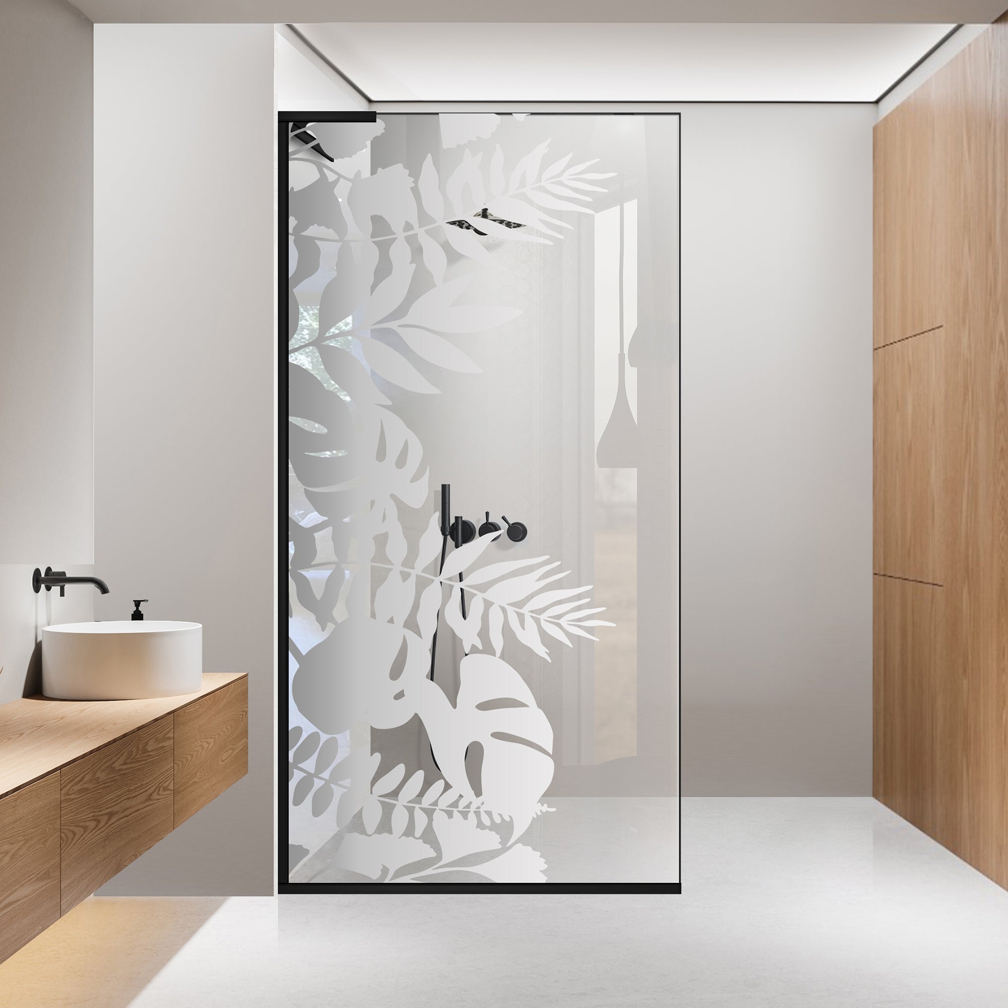Paravan dus Walk-in, Perete dus Inox, #Clara #Víztiszta