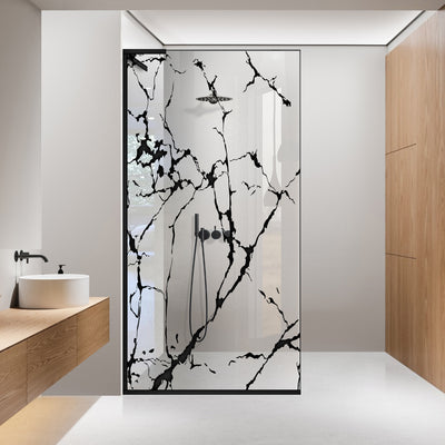 Paravan dus Walk-in, Perete dus Inox, #Clara #Víztiszta