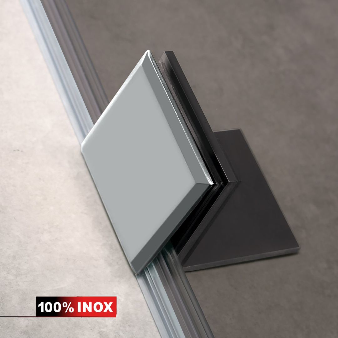 Shower Screens Walk-in, Shower wall Stainless steel, #Bronze