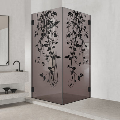 Cabina dus cu usa batanta #Bronz