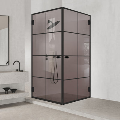 Cabina dus cu usa batanta #Bronz