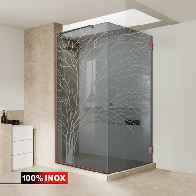 Cabina dus cu usa batanta #Gri