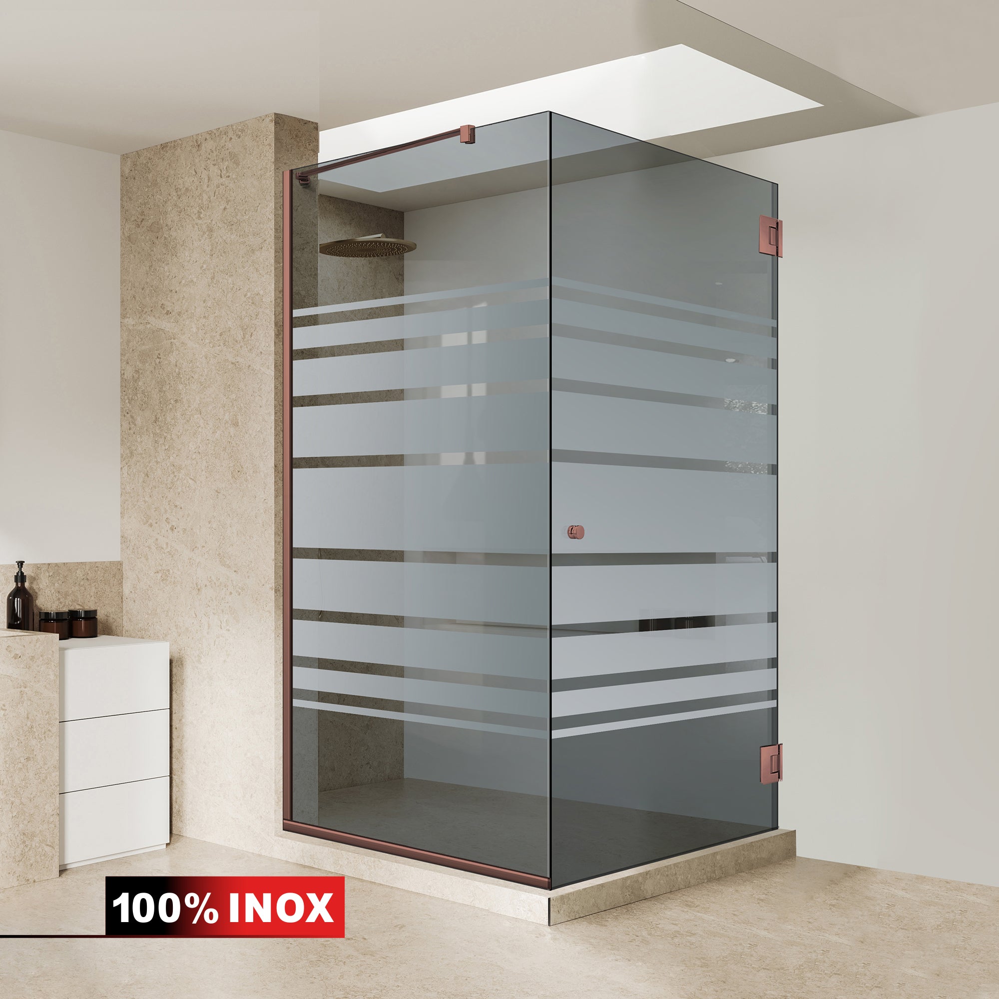 Cabina dus cu usa batanta #Gri