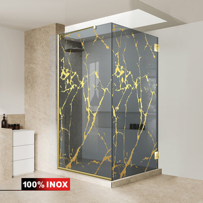 Cabina dus cu usa batanta #Gri