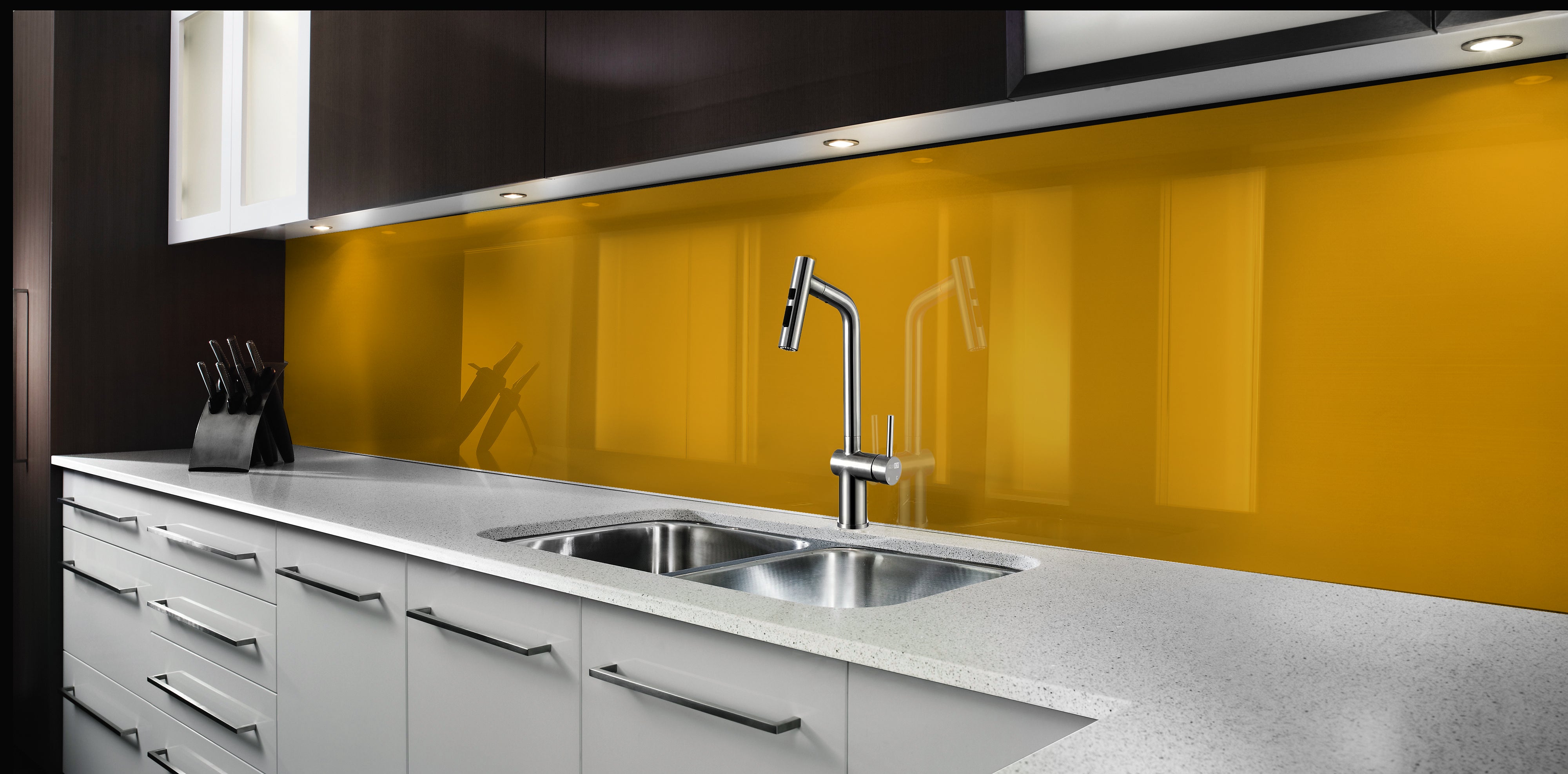 Sticla vopsita bucatarie placari  #131