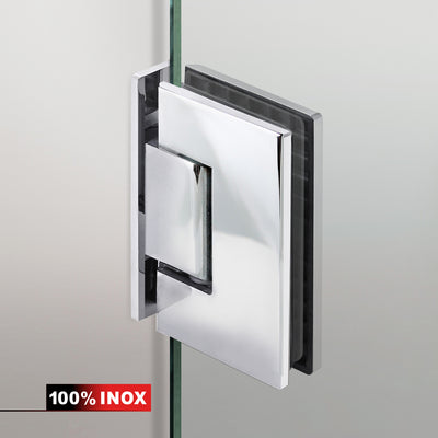 Cabine de douche avec porte battante #Clair