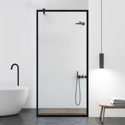 Paravan dus Walk-in, Perete dus Negru, #Clara