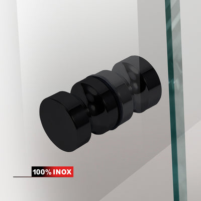 Cabine de douche avec porte battante #Clair