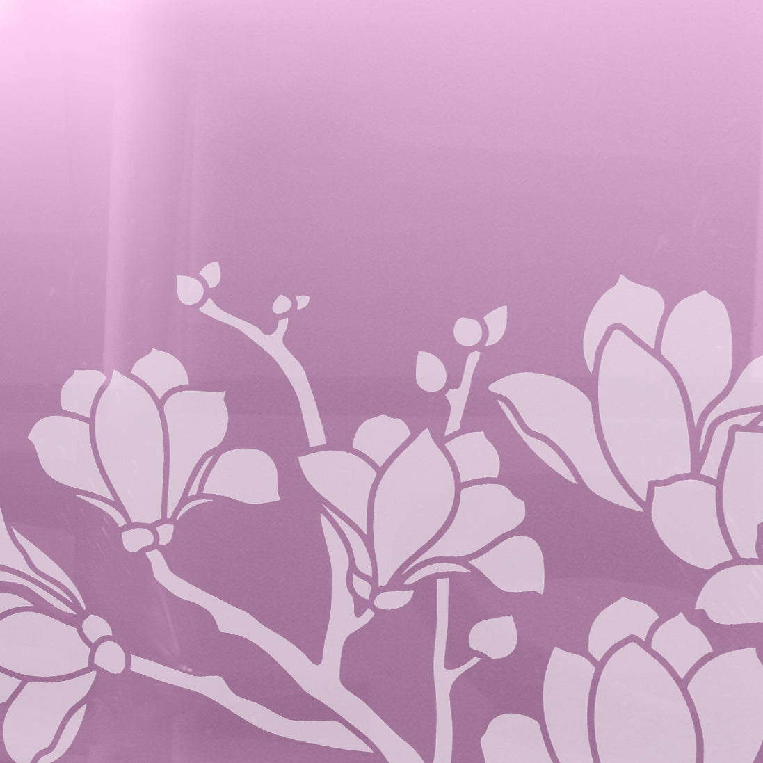 Verre peint pour revêtements de cuisine, modèle MAGNOLIA