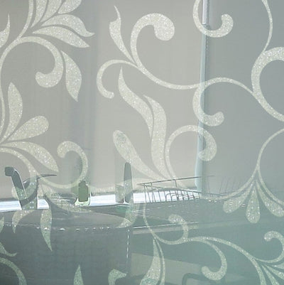 Verre peint pour revêtements de cuisine, modèle CLASSYGLITTER