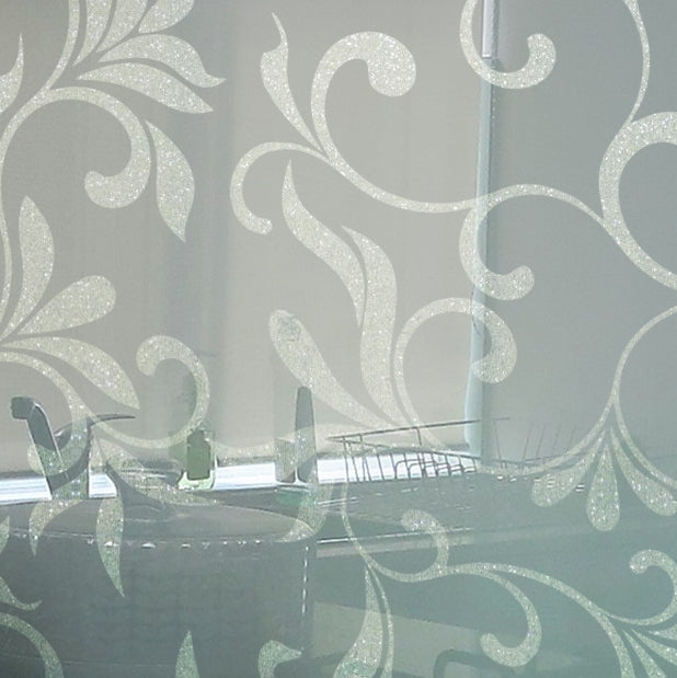 Verre peint pour revêtements de cuisine, modèle CLASSYGLITTER