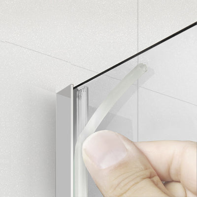 Paravan dus Walk-in, Perete dus Negru, #Clara #Víztiszta